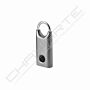 Aloquete Lexon com abertura por impressão digital, metallic grey (cinzento)