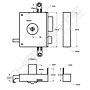 Fechadura AGC 792 10D