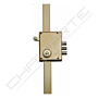 Fechadura multiponto de sobrepor UCEM 4516 SAI, cilindro fixo redondo, esquerda, entrada 60mm