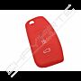 Capa silicone Ford, flip três botões, vermelho
