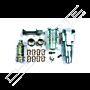Kit para fecho de porta esquerda Skoda para lâmina HU66