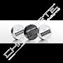 Fechadura UniversaL grande + Teclado Negro ABS