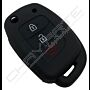 Capa silicone Hyundai, flip três botões, negro
