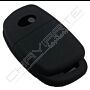 Capa silicone Hyundai, flip três botões, negro