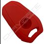 Capa Silicone Peug Três Botões Smartkey Vermelha