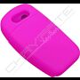 Capa silicone Audi, três botões, rosa