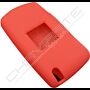Capa de silicone Citröen, flip dois botões, vermelho