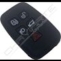Capa silicone Land Rover, cinco botões, de proximidade, negro