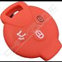 Capa Silicone Smart Três Botões Vermelha