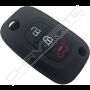 Capar silicone Smart, três botões, negro