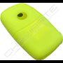 Capa silicone Volkswagen, três botões, amarela