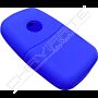 Capa silicone Volkswagen, três botões, azul