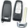 Caixa Para Comando Audi Keyless 3 Botões MLB