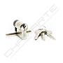 Cilindro Yale YL5 de perfil europeu 50 X 10mm niquelado