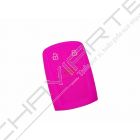 Capa silicone Audi, três botões Smart Key proximidade, rosa