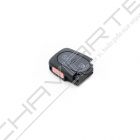 Caixa Para Comando Audi Flip 2 Botões Com Botão de Emergência (Pilha CR1620)