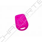 Capa silicone BMW, três botões, rosa