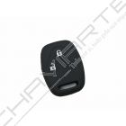 Capa silicone Honda, dois botões, negro