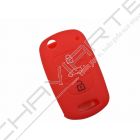 Capa silicone Kia, três botões, vermelho