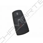 Capa silicone Volkswagen, três botões, Smartkey proximidade, negro