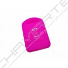 Capa silicone Opel, dois botões, rosa