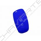 Capa silicone Ford, flip três botões, azul