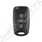 Comando Hyundai flip Três Botões - IX20 Com Id 60