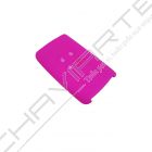 Capa silicone Renault, quatro botões, Smartkey proximidade, rosa