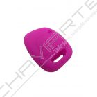 Capa silicone Renault, um botão, rosa
