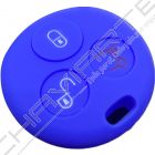 Capa silicone Smart, três botões (antiga), azul