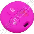 Capa silicone Smart, três botões (antiga), rosa