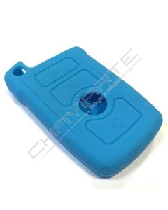 Capa silicone BMW, três botões, azul bébé