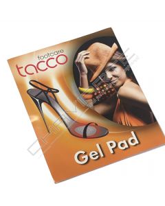 Meia palmilha antideslizante em gel Tacco Gel-Pad