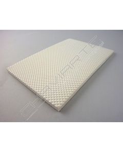 Placa microporosso Rombos  53cm X 90cm E=3mm Branco