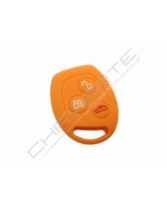 Capa silicone Ford, três botões, laranja