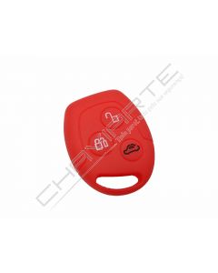 Capa silicone Ford, três botões, vermelho