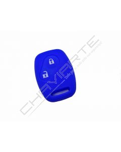 Capa silicone Honda, dois botões, azul
