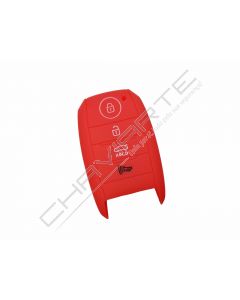 Capa silicone Kia, quatro botões, proximidade, vermelho