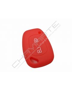 Capa silicone Renault, dois botões, vermelho