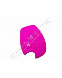 Capa silicone Renault, dois botões, rosa