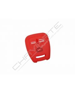 Capa silicone Opel, três botões, vermelho