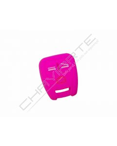 Capa silicone Opel, três botões, rosa