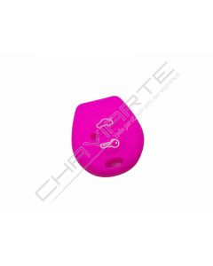 Capa silicone Volkswagen, dois botões, rosa