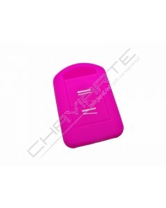 Capa silicone Opel, dois botões, rosa