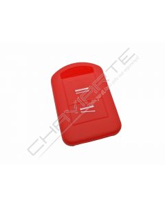 Capa silicone Opel, dois botões, vermelho