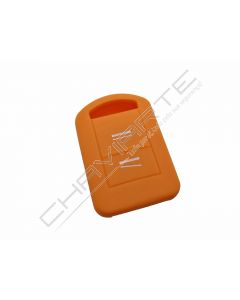 Capa silicone Opel, dois botões, laranja