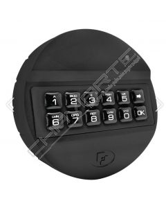 Fechadura Universal + Teclado Negro ABS