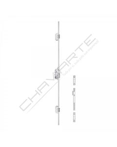 Fechadura multiponto 3 pontos JNF, chapa em U, entrada 60mm, cromada