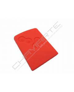 Capa silicone Renault, quatro botões, vermelho