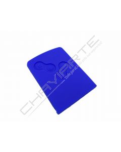 Capa silicone Renault, quatro botões, azul